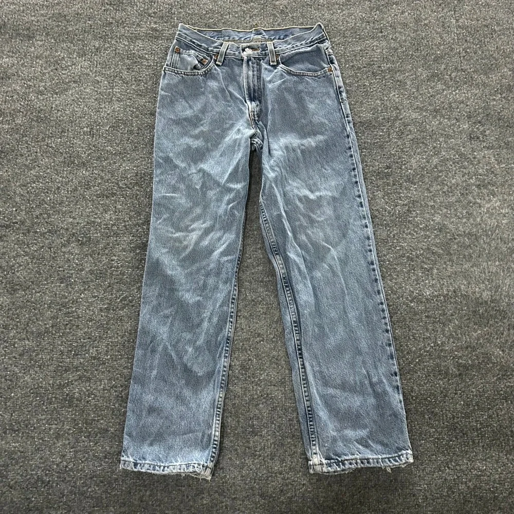Levi's Jeans Mens Size 28x28 Blue 550 Relaxed Fit Student Light Wash Denim